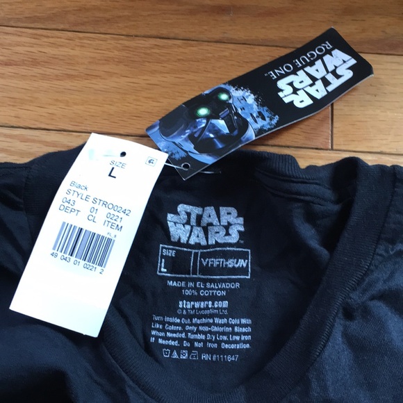 FIFTH SUN Star Wars Rogue One T Shirt - Picture 3 of 6